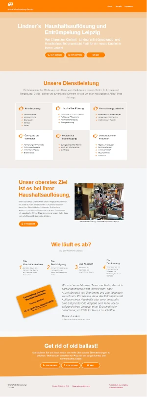 Haushaltsauflösung Entrümpelung Leipzig. Webdesign Leipzig